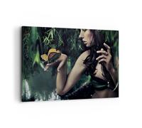 Quadro su Tela 120x80cm Corpo cosmetici moda farfalla Stampe Immagini Murale