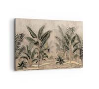 Quadri Moderni Soggiorno Foresta foglia albero Quadro su Tela 120x80cm Stampe da Parete Camera da Letto Cucina 1 pezzo Wall Art Canvas Grandi XXL Decorazione Murale Grafica Immagini AA120x80-5101
