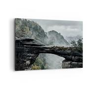 Quadro su Tela 120x80cm Paesaggio Montagne Porta Pravcicka Stampe Murale
