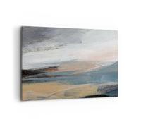 Quadro su Tela 120x80cm Pezzo Astrazione Minimalismo Stampe Immagini Murale