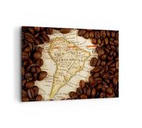 Quadro su Tela 120x80cm Sud America sementi caffè Stampe Immagini Quadri Murale