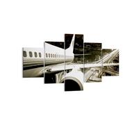 Quadro su Tela 125x70cm Aereo Strade Città Stampe Immagini Quadri Moderni Murale