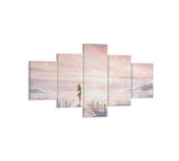 Quadro su Tela 125x70cm Bridge Donna Le Stelle Stampe Immagini Quadri Murale