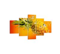 Quadro su Tela 125x70cm Caraibi ananas frutta sano Stampe Immagini Quadri Murale