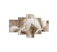 Quadro su Tela 125x70cm Fiori Boho Senza Stampe Immagini Quadri Moderni Murale