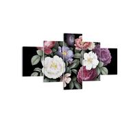 Quadro su Tela 125x70cm Fiori Bouquet Composizione Stampe Immagini Quadri Murale