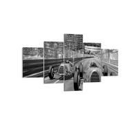 Quadro su Tela 125x70cm Formula 1 retrò Stampe Immagini Quadri Moderni Murale