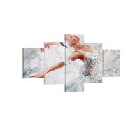 Quadro su Tela 125x70cm La donna danza balletto corpo Stampe Immagini Murale
