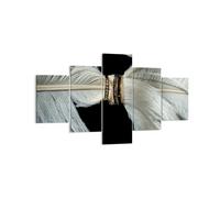Quadro su Tela 125x70cm Piuma Romantico Matrimonio Stampe Immagini Quadri Murale