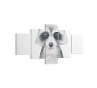 Quadro su Tela 125x70cm Procione immagine bambini Stampe Immagini Quadri Murale