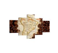 Quadro su Tela 125x70cm Sud America sementi caffè Stampe Immagini Quadri Murale