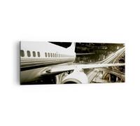 Quadro su Tela 140x50cm Aereo Strade Città Stampe Immagini Quadri Moderni Murale