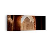 Quadro su Tela 140x50cm Architettura India Tempio Stampe Immagini Quadri Murale