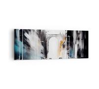 Quadro su Tela 140x50cm Architettura Paesaggio Strada Stampe Immagini Murale