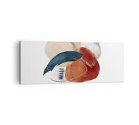 Quadro su Tela 140x50cm Astrazione Macchie Moderno Stampe Immagini Quadri Murale