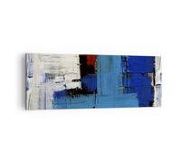Quadro su Tela 140x50cm Astrazione Pezzo Modernità Stampe Immagini Quadri Murale