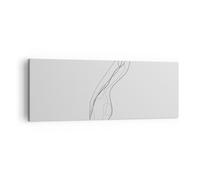 Quadro su Tela 140x50cm Contorno Donna Minimalismo Stampe Immagini Quadri Murale