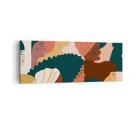 Quadro su Tela 140x50cm Donne multiculturalismo moderno Stampe Immagini Murale