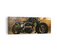 Quadro su Tela 140x50cm Harley-Davidson moto motore Stampe Immagini Murale