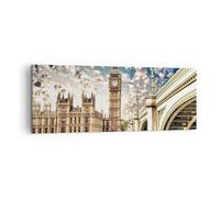 Quadro su Tela 140x50cm Londra architettura grande ben Stampe Immagini Murale