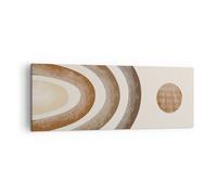 Quadro su Tela Pezzo geometrico boho Stampe da Parete 140x50cm Quadri Moderni Soggiorno Camera da Letto Cucina 1 pezzo Grandi XXL Decorazione Murale Wall Art Canvas Grafica Immagini AB140x50-4841
