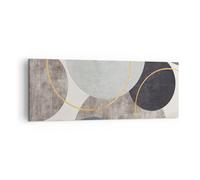 Quadro su Tela 140x50cm Quartieri Minimalista Pezzo Stampe Immagini Murale
