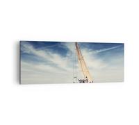 Quadro su Tela 140x50cm Vela yacht viaggio Stampe Immagini Quadri Moderni Murale