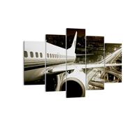 Quadro su Tela 150x100cm Aereo Strade Città Stampe Immagini Quadri Murale