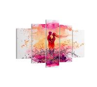 Quadro su Tela 150x100cm Amore Coppia luna di miele Stampe Immagini Murale