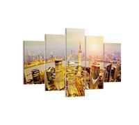 Quadro su Tela 150x100cm Architettura asia costruzione Stampe Immagini Murale