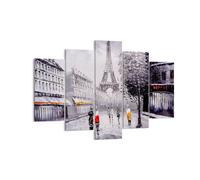 Quadro su Tela 150x100cm Architettura Parigi Eiffle francia Stampe Murale