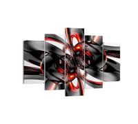 Quadro su Tela 150x100cm Astratto anello vetro composizione Stampe Murale