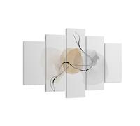 Quadro su Tela 150x100cm Astratto minimalista acquerello Stampe Immagini Murale