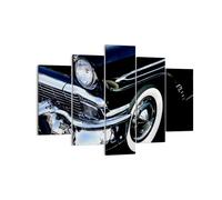Quadro su Tela 150x100cm Auto cromo Cuba Stampe Immagini Quadri Moderni Murale