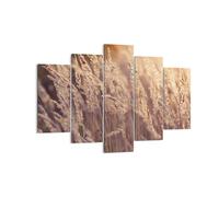 Quadro su Tela 150x100cm Boho Spighe Di Grano Campo Stampe Immagini Murale