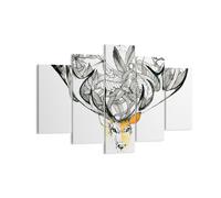 Quadro su Tela 150x100cm Caro Selvaggio floreale foresta Stampe Immagini Murale