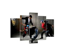 Quadro su Tela 150x100cm Equilibrio ballerini salto Stampe Immagini Murale