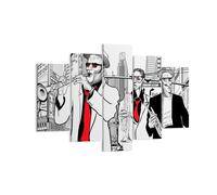 Quadro su Tela 150x100cm jazz musica musicista Stampe Immagini Quadri Murale