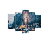 Quadro su Tela 150x100cm Lauterbrunnen Svizzera Valle Stampe Immagini Murale