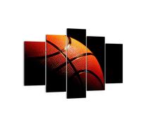 Quadro su Tela 150x100cm Pallacanestro gioco Sport Stampe Immagini Quadri Murale