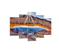 Quadro su Tela 150x100cm Rocce Vista Paesaggio Stampe Immagini Quadri Murale