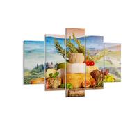 Quadro su Tela 150x100cm Toscana formaggio frutta italia Stampe Immagini Murale