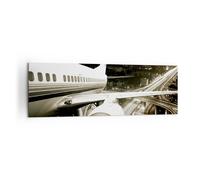 Quadro su Tela 160x50cm Aereo Strade Città Stampe Immagini Quadri Moderni Murale