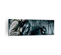 Quadro su Tela 160x50cm Amore coppia aereo avionico aereo classico Stampe Murale