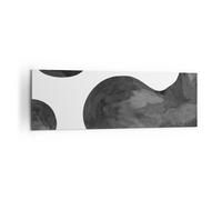Quadro su Tela 160x50cm Astrazione Forma Figura Stampe Immagini Quadri Murale