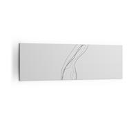 Quadro su Tela 160x50cm Contorno Donna Minimalismo Stampe Immagini Quadri Murale
