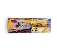 Quadro su Tela 160x50cm Croazia Dubrovnik centro storico fortezza Stampe Murale