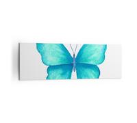 Quadro su Tela 160x50cm Farfalle volare infanzia estate Stampe Immagini Murale