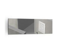 Quadro su Tela 160x50cm Labirinto grigio perduto Stampe Immagini Quadri Murale