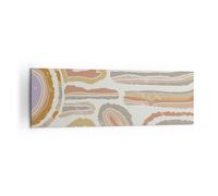 Quadro su Tela 160x50cm Stampe da Parete Pastello Boho Minimalista Grandi XXL Decorazione Murale Camera da Letto Cucina 1 pezzo Quadri Moderni Soggiorno Grafica Immagini Wall Art Canvas AB160x50-5697